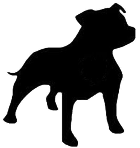 Stickers - Staffordshire Bull Terrier, Sticker, Crazy Dog Lady 