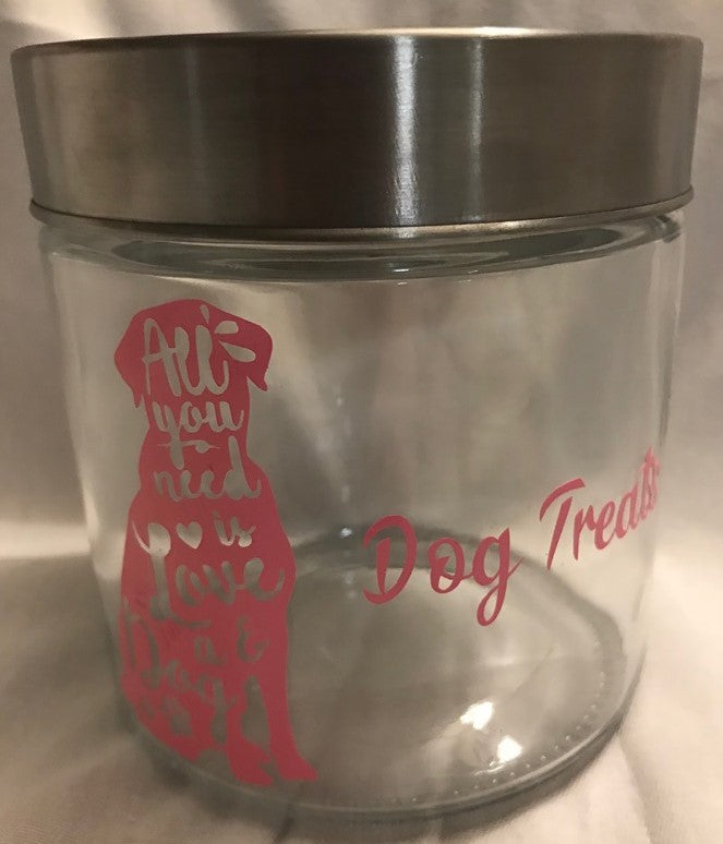 Treat Jars, Treat Jar, Crazy Dog Lady 