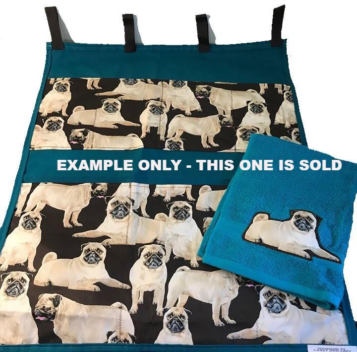 Show Trolley Brush Holder, Show Supplies, Crazy Dog Lady 